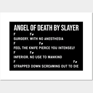 Angel of Death Chords Lyrics Posters and Art